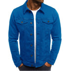 Seraphina | Homem Jaqueta Jeans Trucker Manga Longa