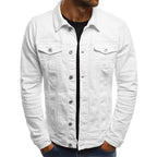 Seraphina | Homem Jaqueta Jeans Trucker Manga Longa