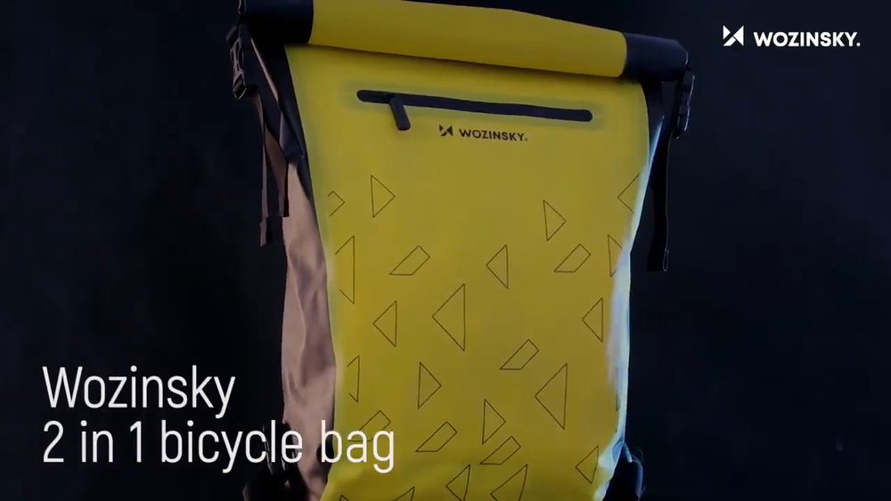 Hazel | Mala de Bicicleta 3 em 1 | Para Bagageira, Mochila ou Mão | 23L, Impermeável