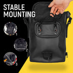 Hazel | Mala de Bicicleta 3 em 1 | Para Bagageira, Mochila ou Mão | 23L, Impermeável
