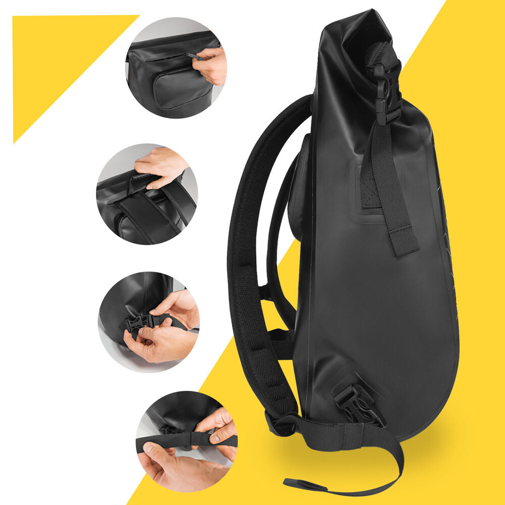 Hazel | Mala de Bicicleta 3 em 1 | Para Bagageira, Mochila ou Mão | 23L, Impermeável