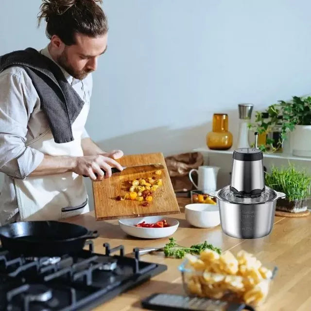 Processador de Alimentos 2L 300W Inox