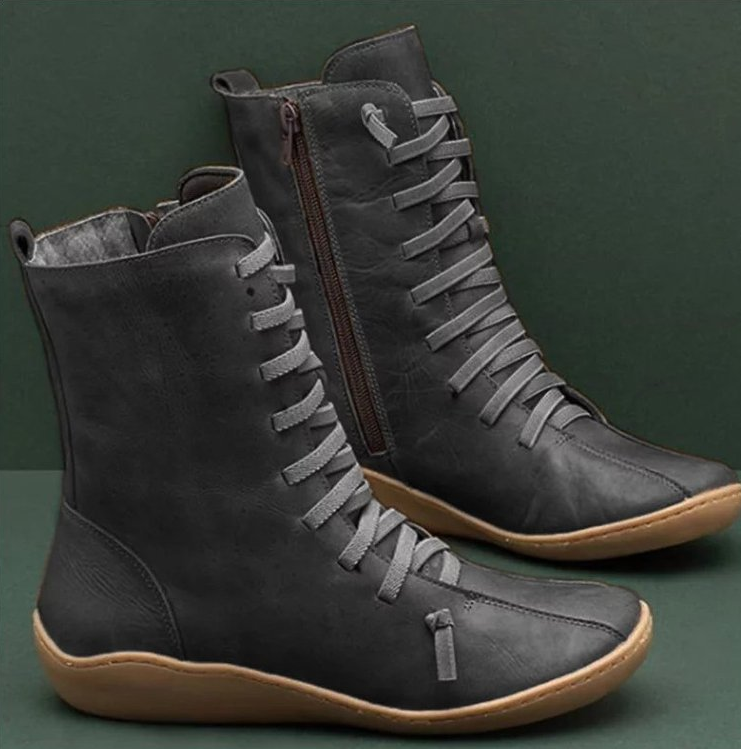 Ximena | Botins Femininos Artesanais com Sola Antiderrapante