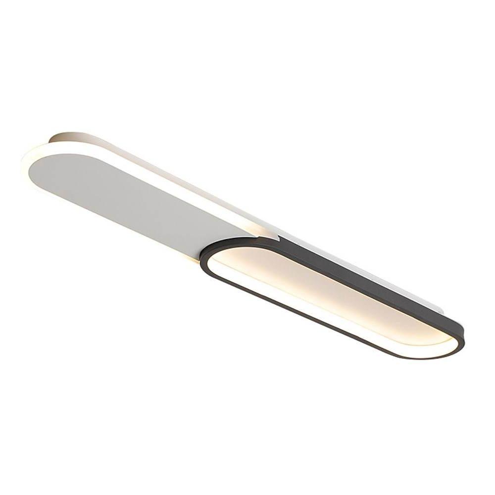 Esma | Luminária de Teto LED | Kit 2 Unidades, Retangular, Minimalista | Metal