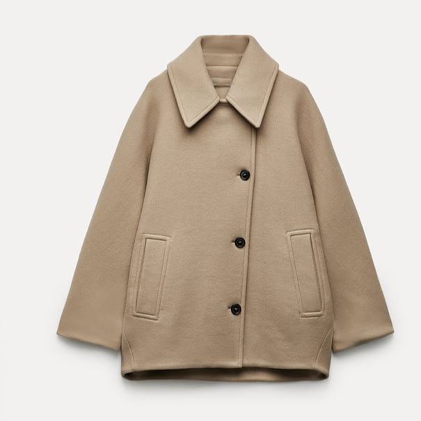 Verena | Casaco Oversize de Lã Feminino Inverno