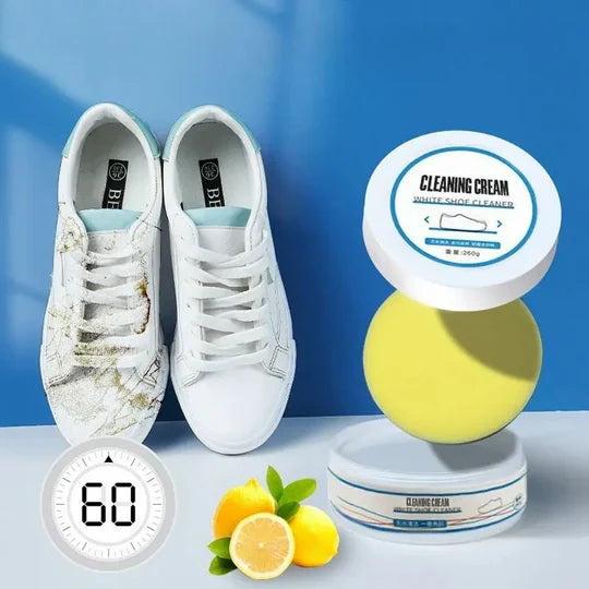 Willa | Creme Limpadora para Tênis Brancos | Sem Água, 100g | Limpeza Eficaz