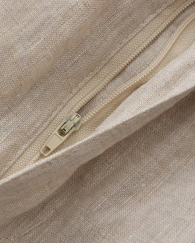 Jolie | Homem Shorts Linho Corte Reto