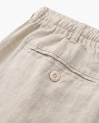 Jolie | Homem Shorts Linho Corte Reto