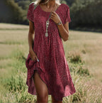 Lena | Vestido Feminino Boho Fluido