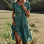 Lena | Vestido Feminino Boho Fluido