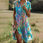 Lena | Vestido Feminino Boho Fluido