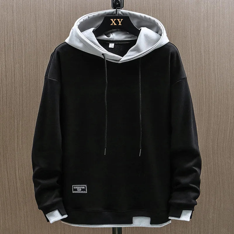 Aria | Homem Hoodie Bicolor com Bolso Canguru