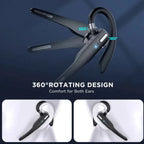 Lyra | Headset Bluetooth 5.1 Cancelamento de Ruído Microfones Duplos