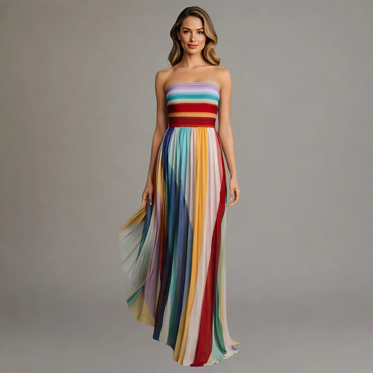 Nova | Vestido Maxi Feminino Longo Linha A