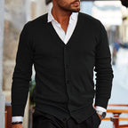Vera | Homem Cardigan Botões Decote em V