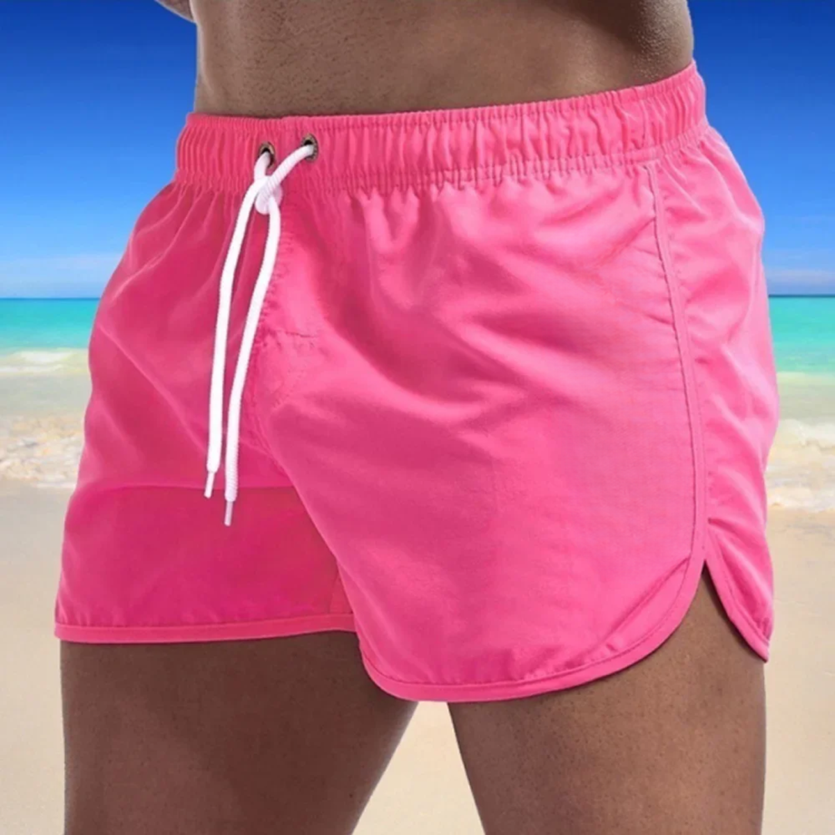 Calção de Banho Masculino Secagem Rápida
