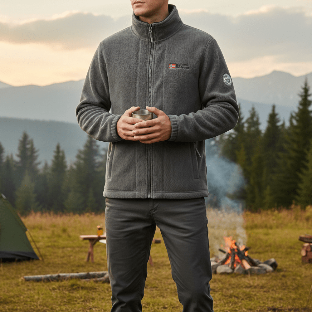 Solveig | Homem Fleece Jacket Regular Fit Térmico Respirável