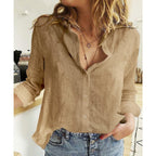Reva | Blusa de Linho Feminina Relaxed Fit