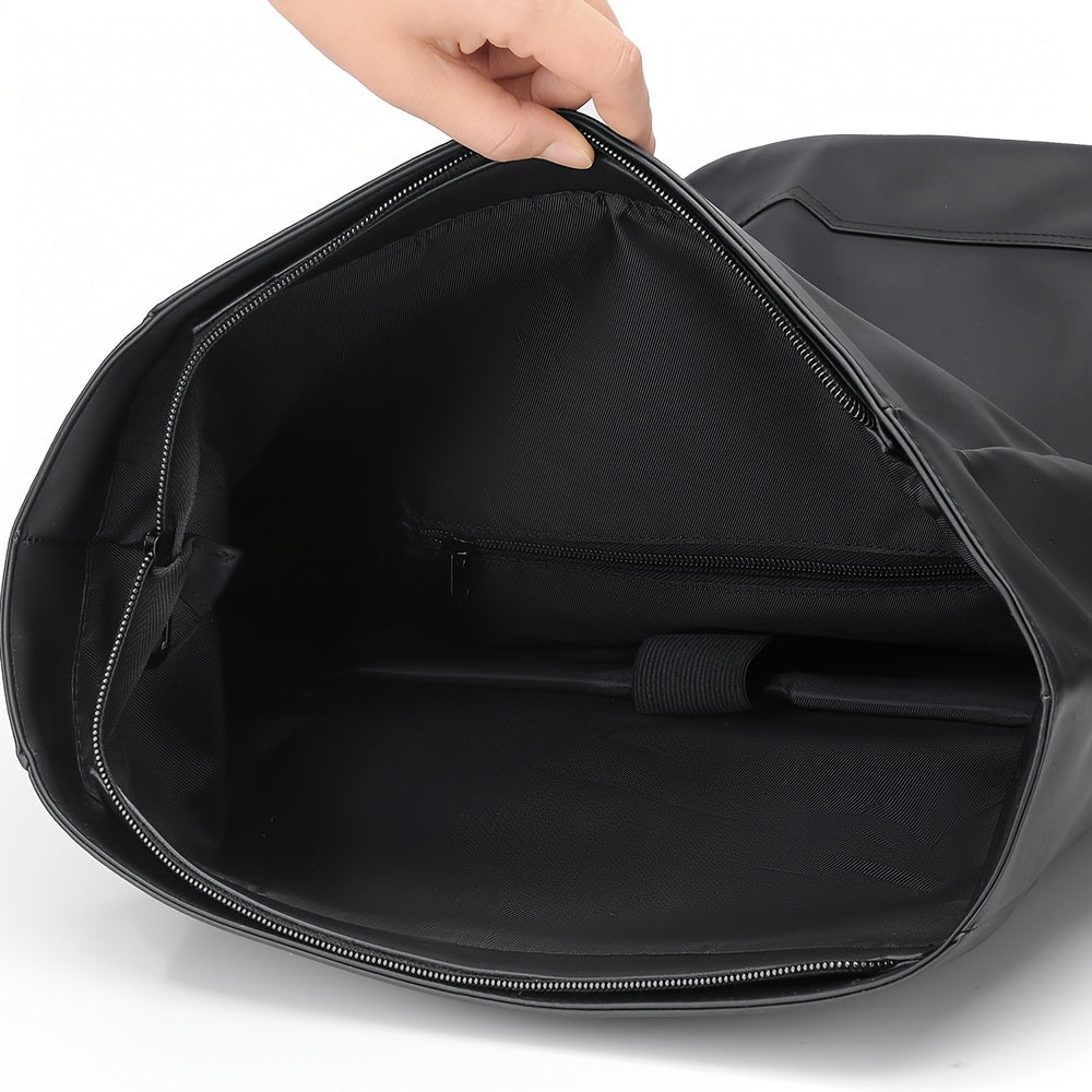 Mochila Masculina Roll-Top Impermeável para Laptop
