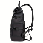 Mochila Masculina Roll-Top Impermeável para Laptop