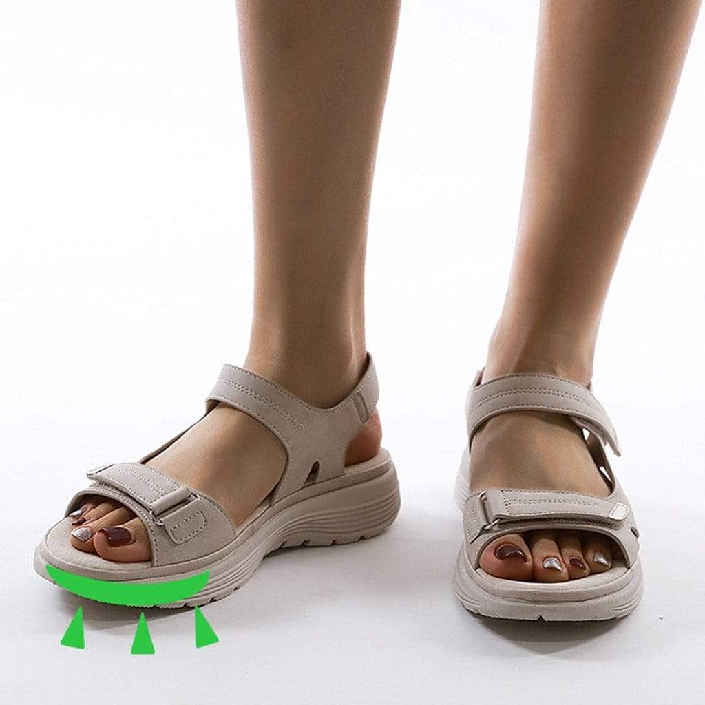 Sandálias Femininas Conforto | Tiras Ajustáveis, Sola Perfilada